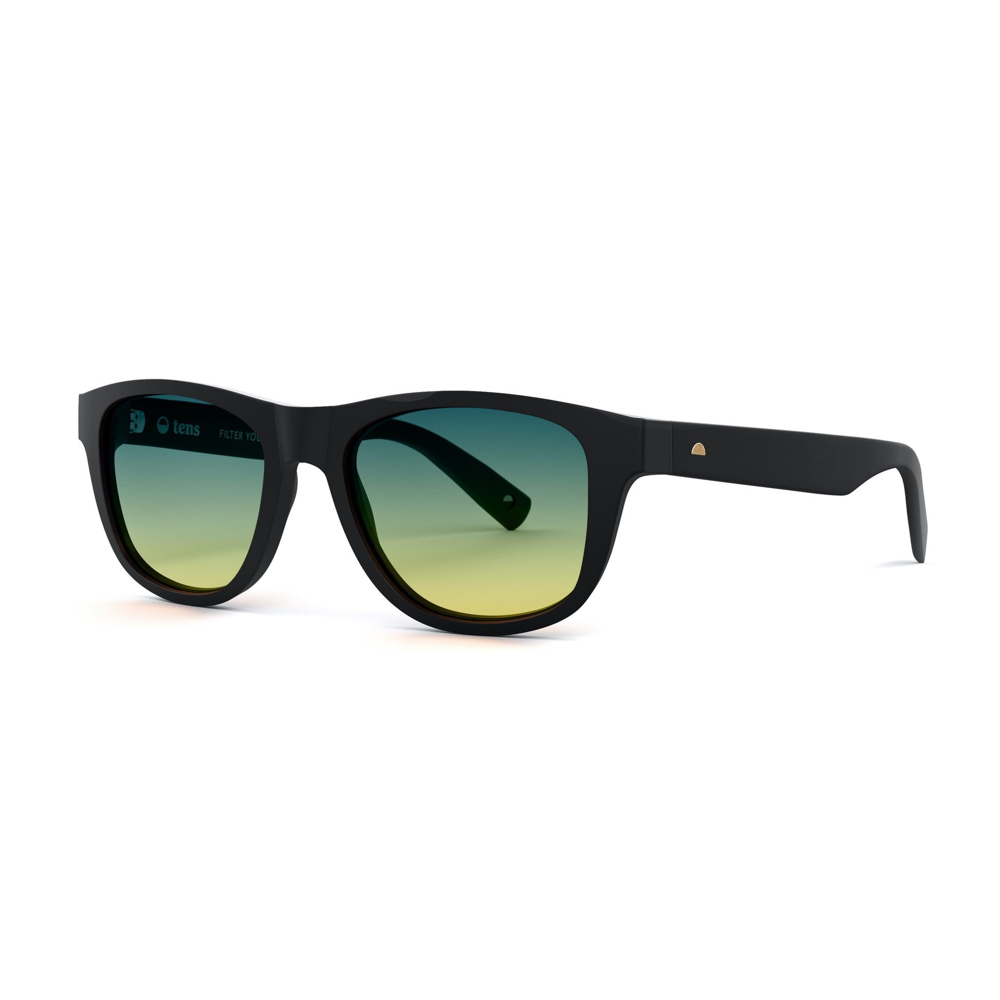 Tens Classic Tropic High / Matte Black Sunglasses  2