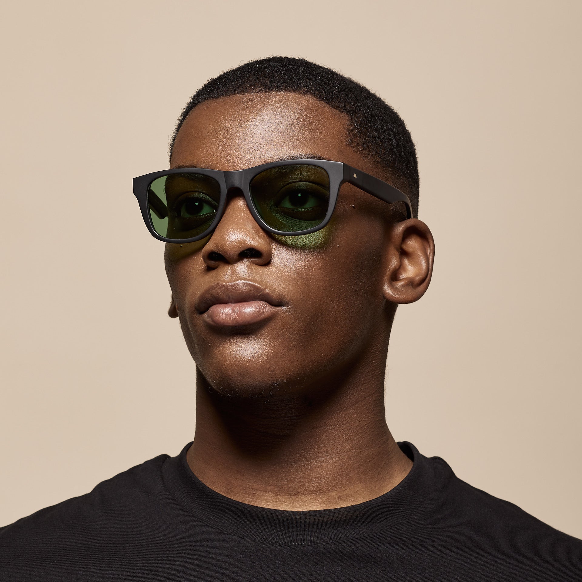 Tens Classic Evergreen / Matte Black Sunglasses 2