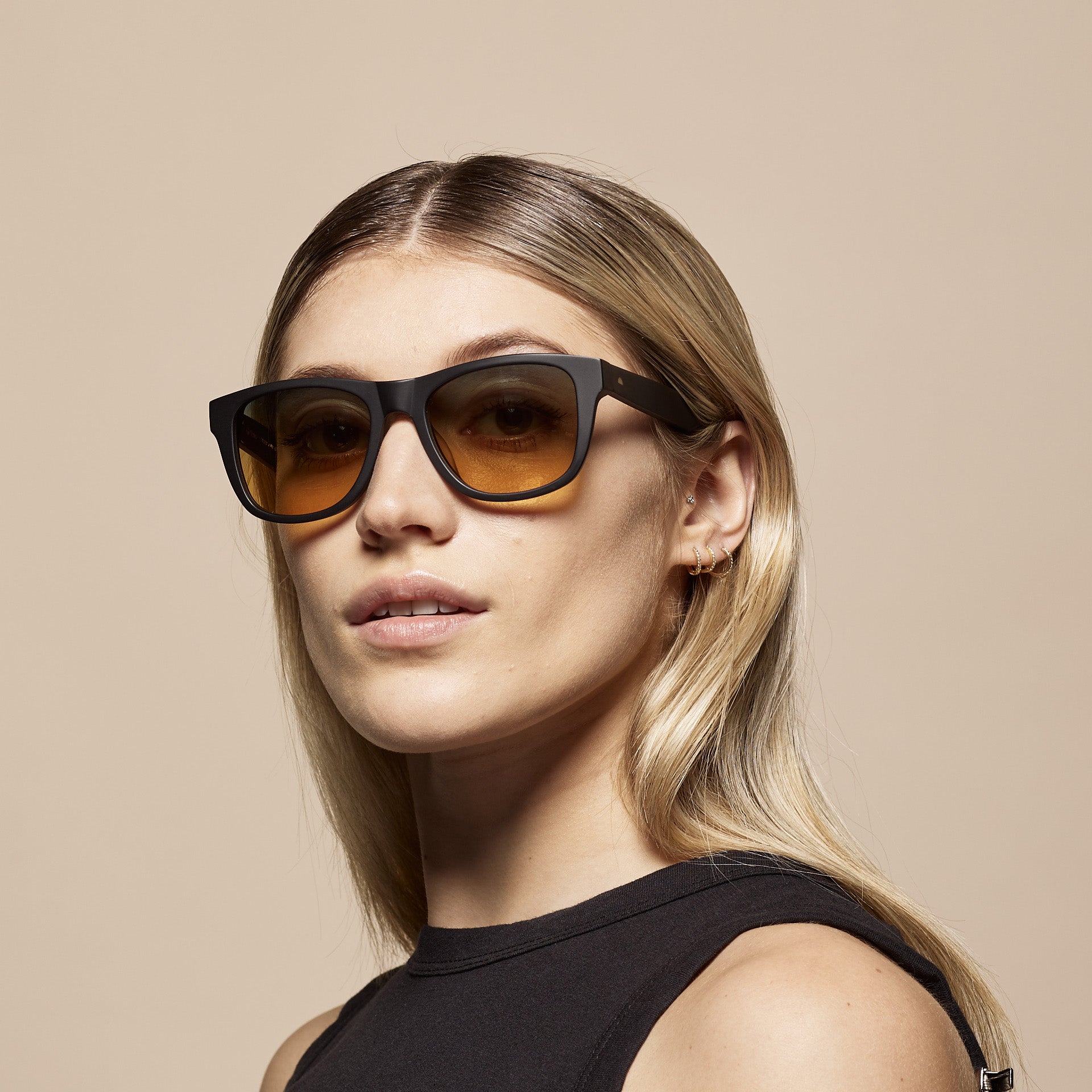 Tens Classic Tropic High / Matte Black Sunglasses 5