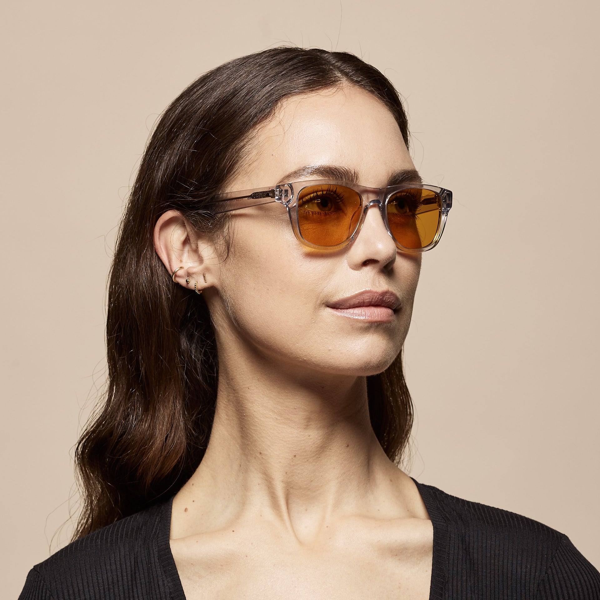 Tens Classic Compact Spectachrome / Grey Crystal Sunglasses 2