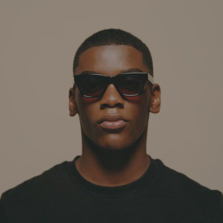 Tens Casey Boulevard / Polished Midnight Sunglasses Male Model Video