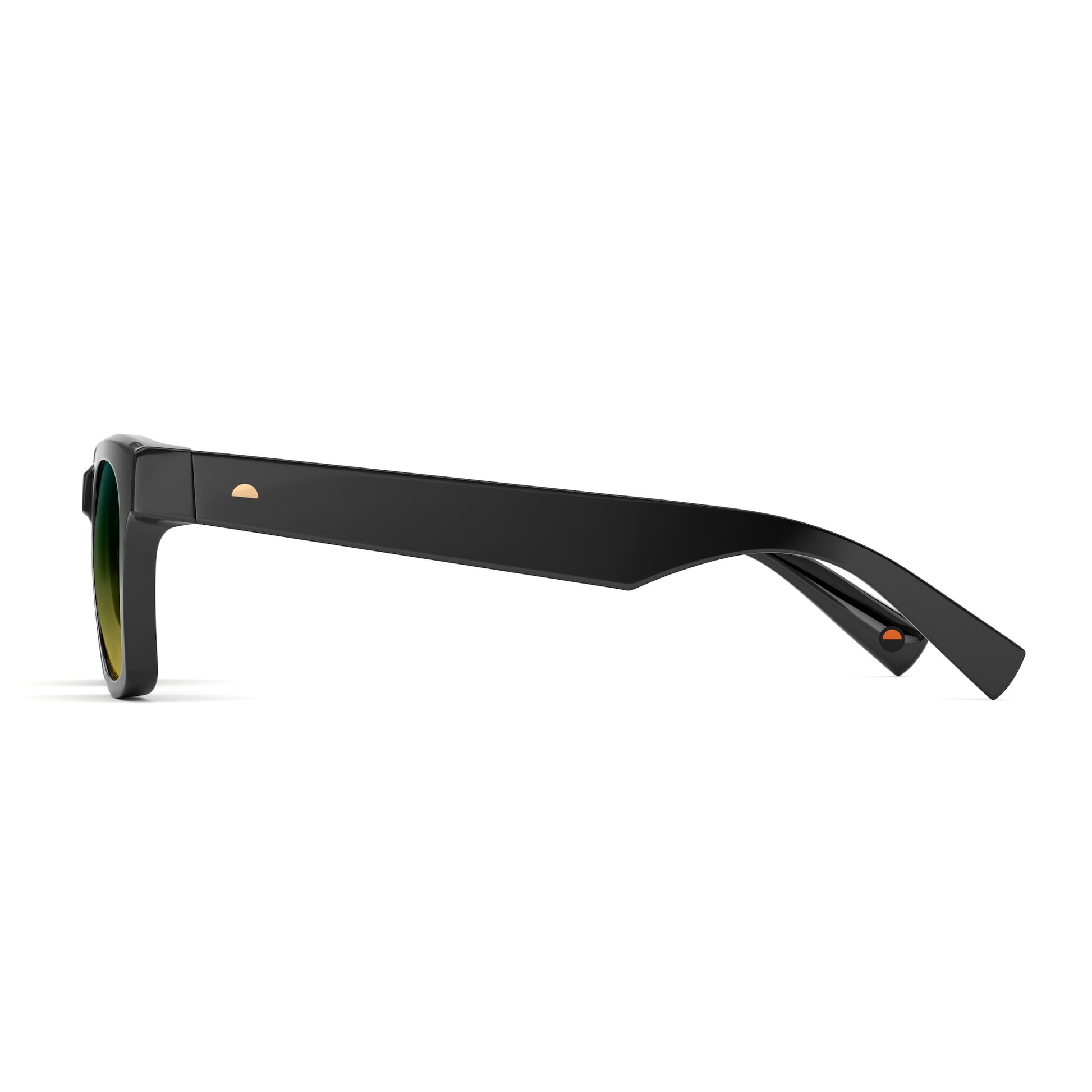 Tens Casey Tropic High / Polished Black Sunglasses 3