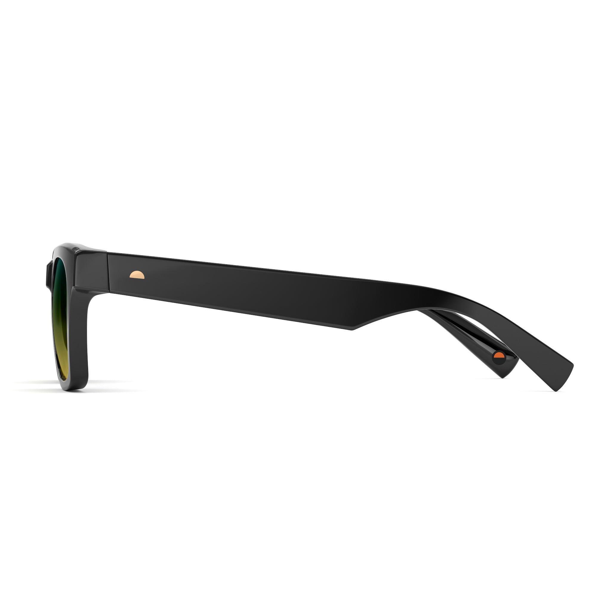 Tens Casey Tropic High / Polished Black Sunglasses 3