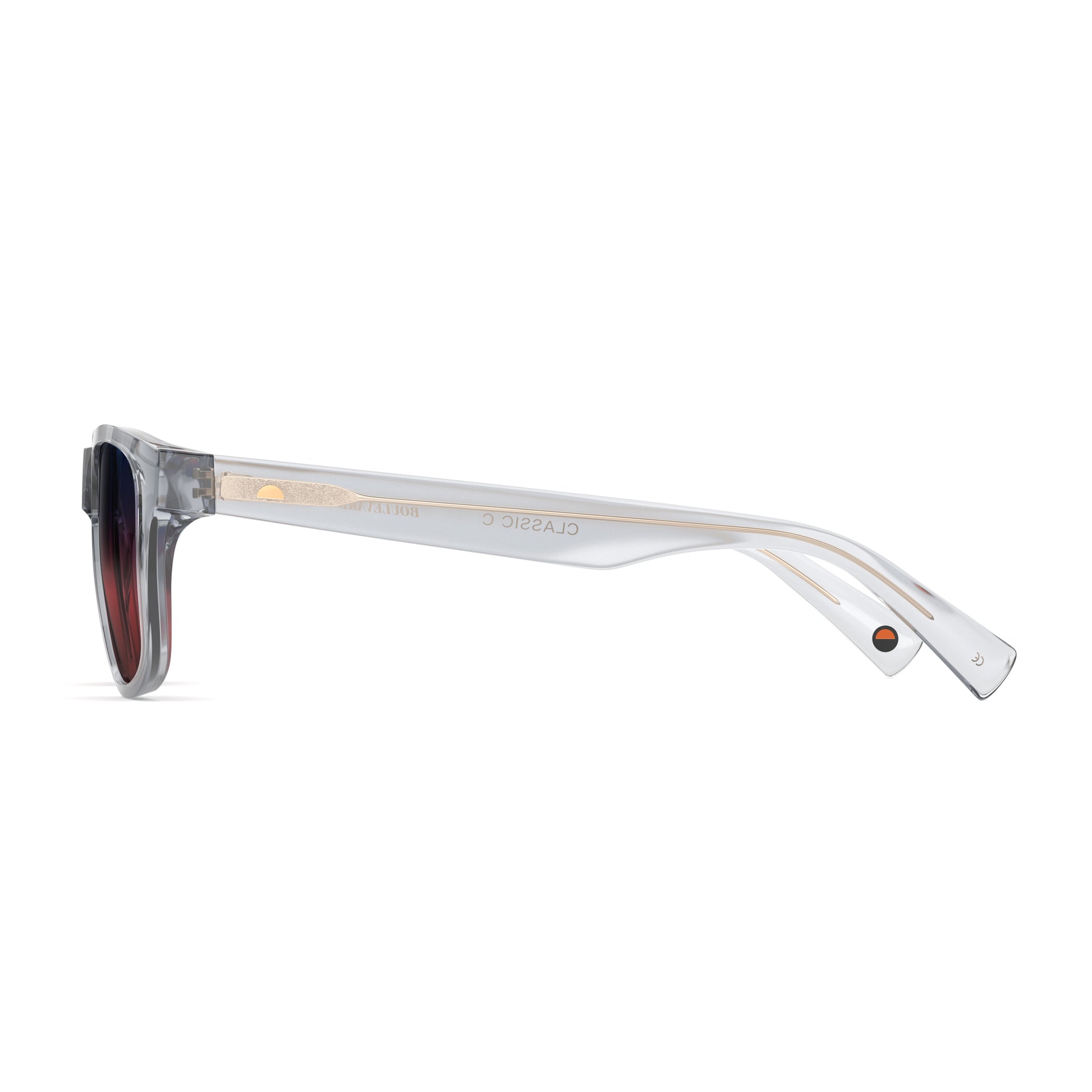 Tens Classic Compact Boulevard / Grey Crystal Sunglasses 3