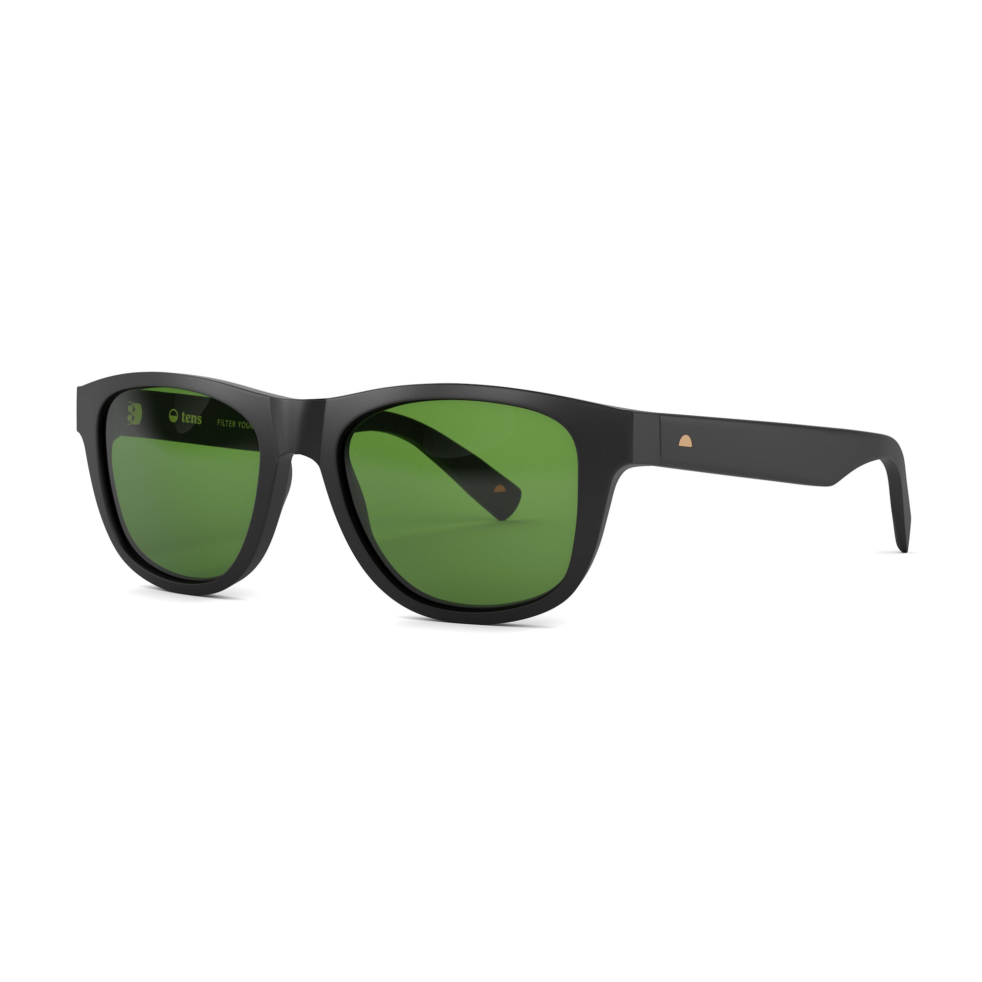 Tens Classic Evergreen / Matte Black Sunglasses 4