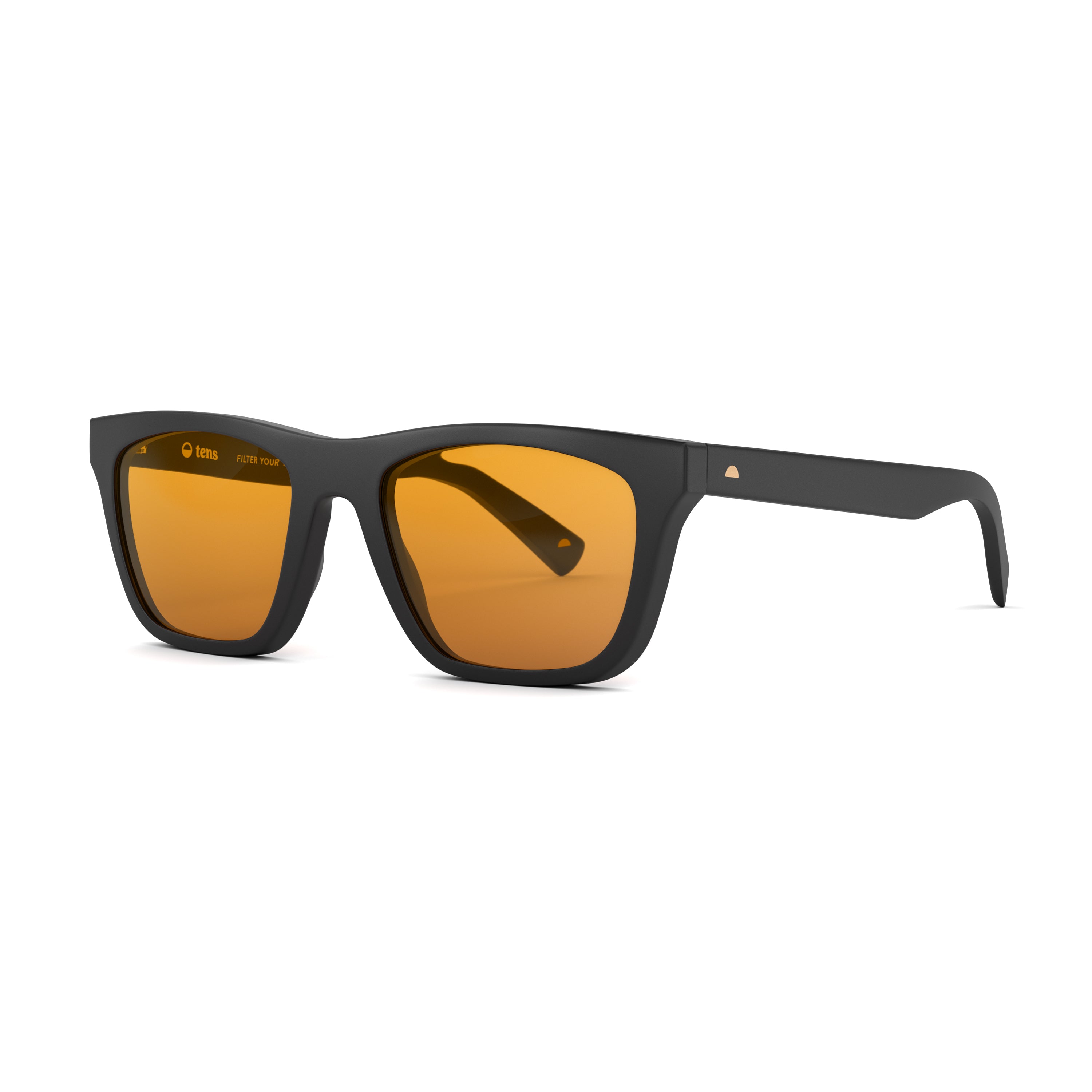 Tens Flint Spectachrome / Matte Black Sunglasses 2