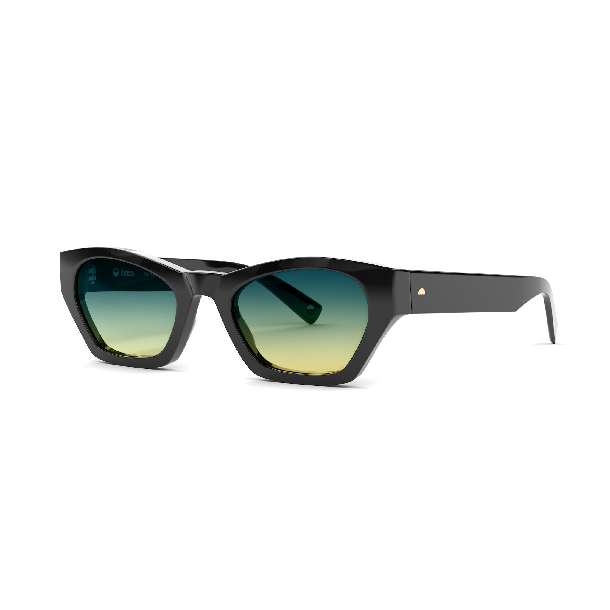 Tens Frankie Tropic High / Polished Black Sunglasses 2