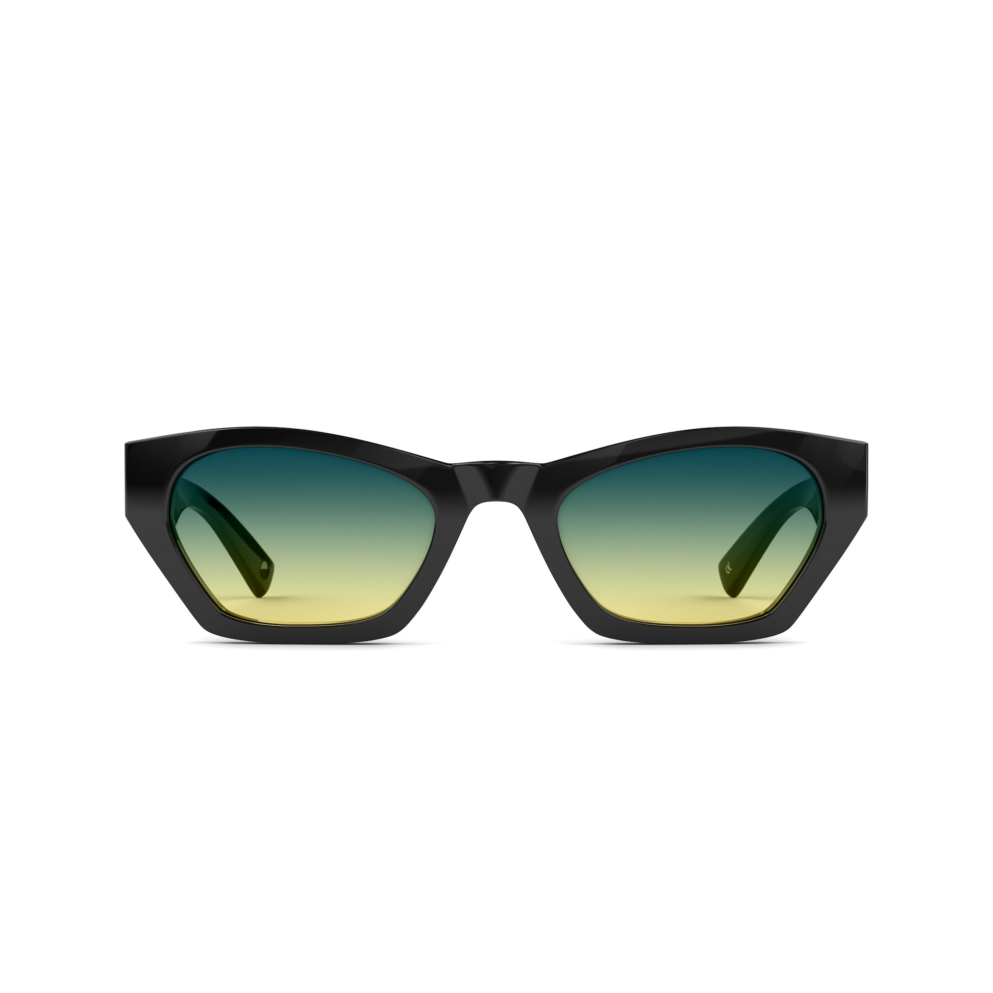 Tens Frankie Tropic High / Polished Black Sunglasses 1