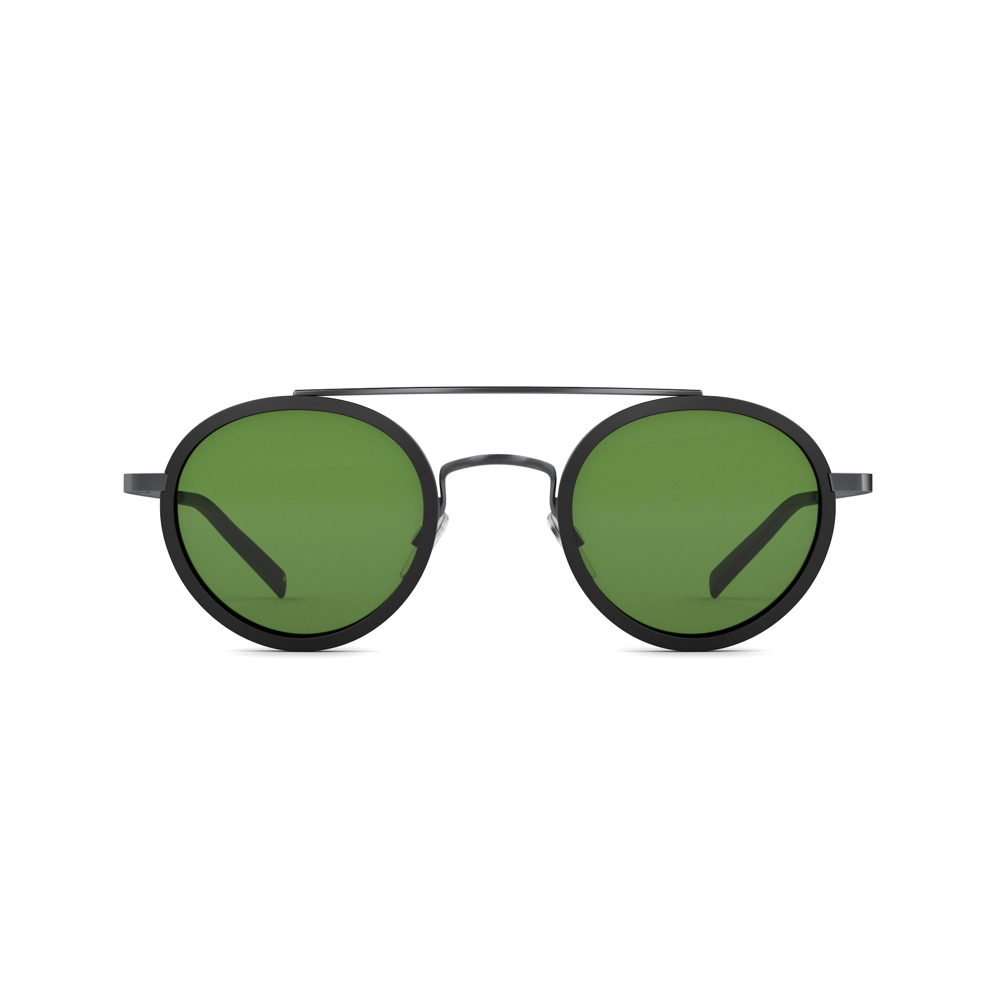 Tens Hoxton Evergreen / Matte Black Gunmetal Sunglasses 1