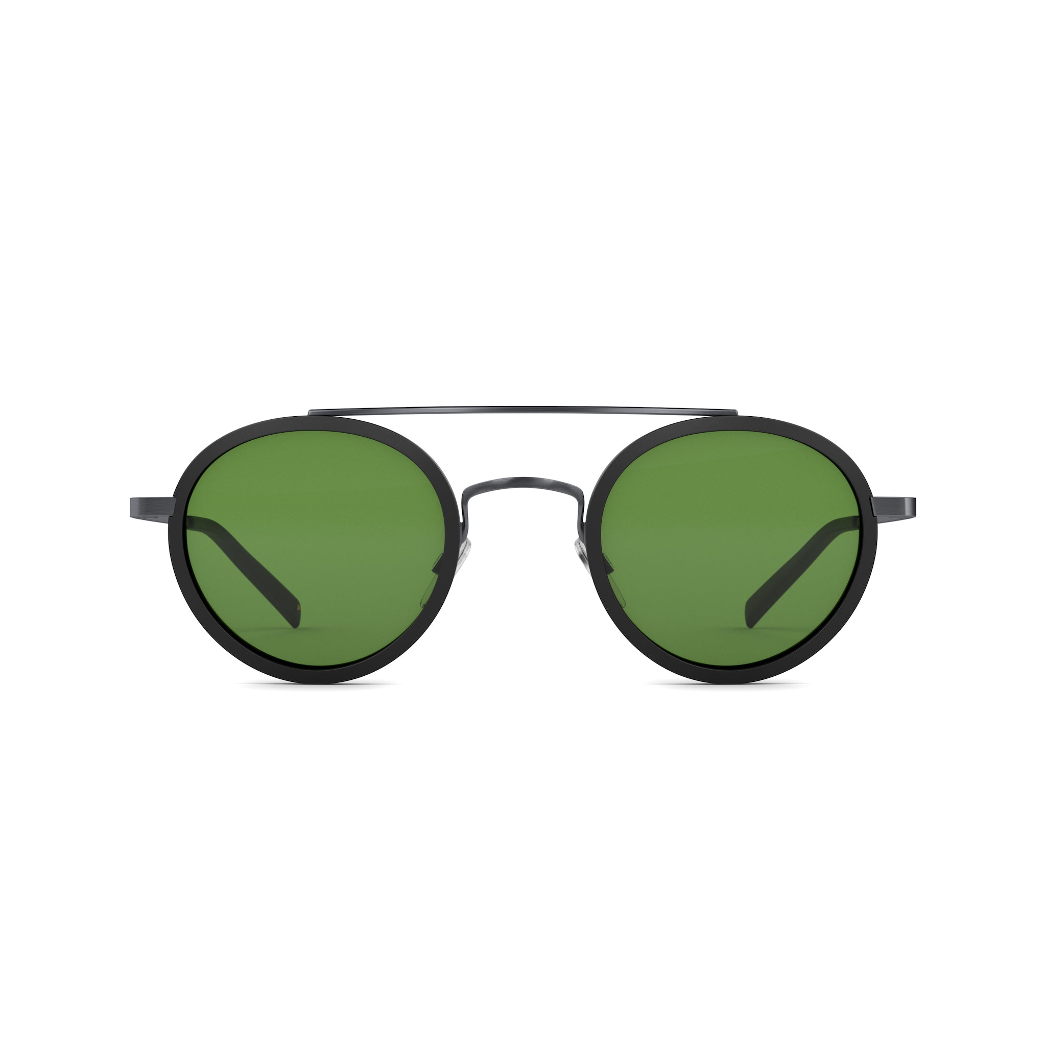 Tens Hoxton Evergreen / Matte Black Gunmetal Sunglasses 1