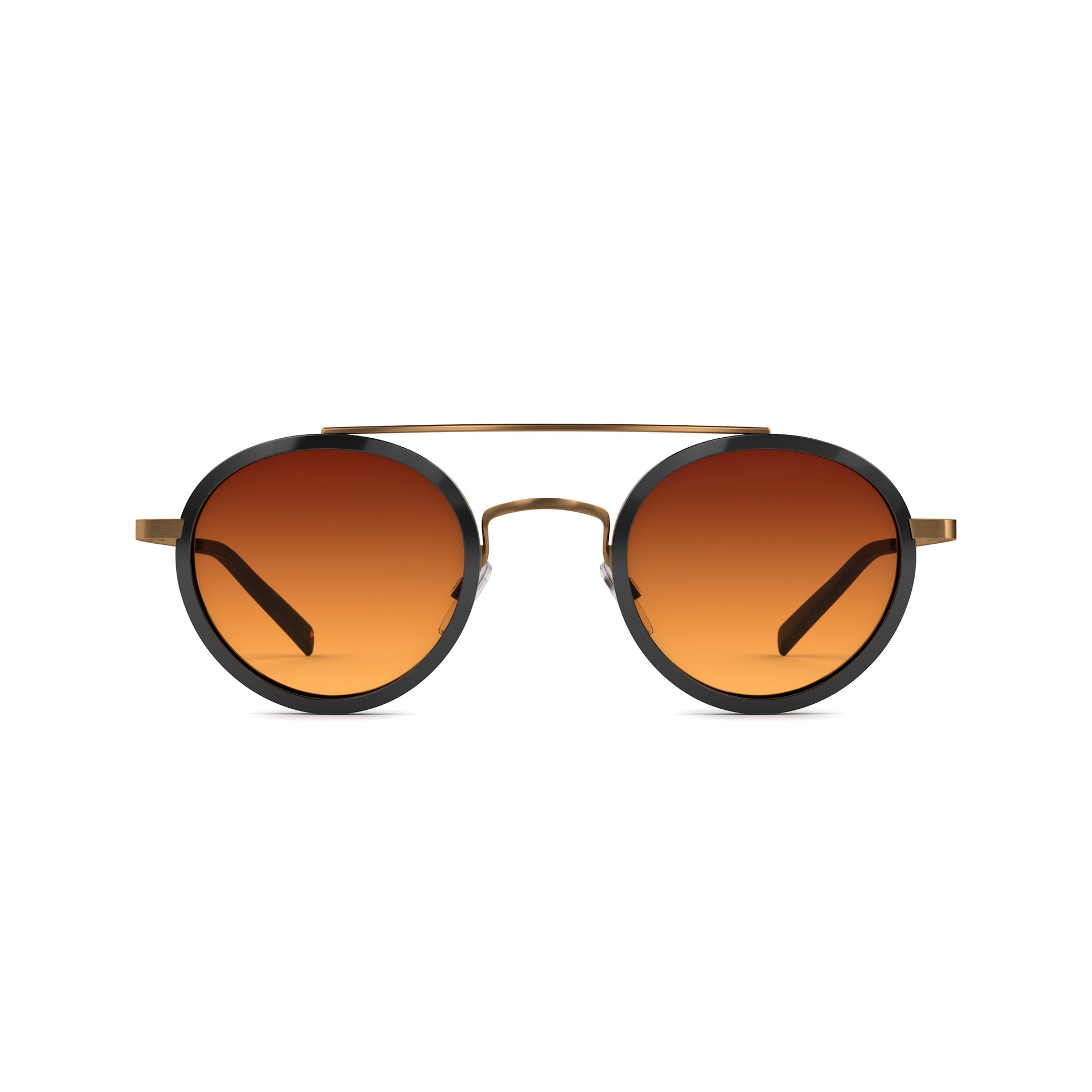 Tens Hoxton Original / Polished Black Gold Sunglasses 1