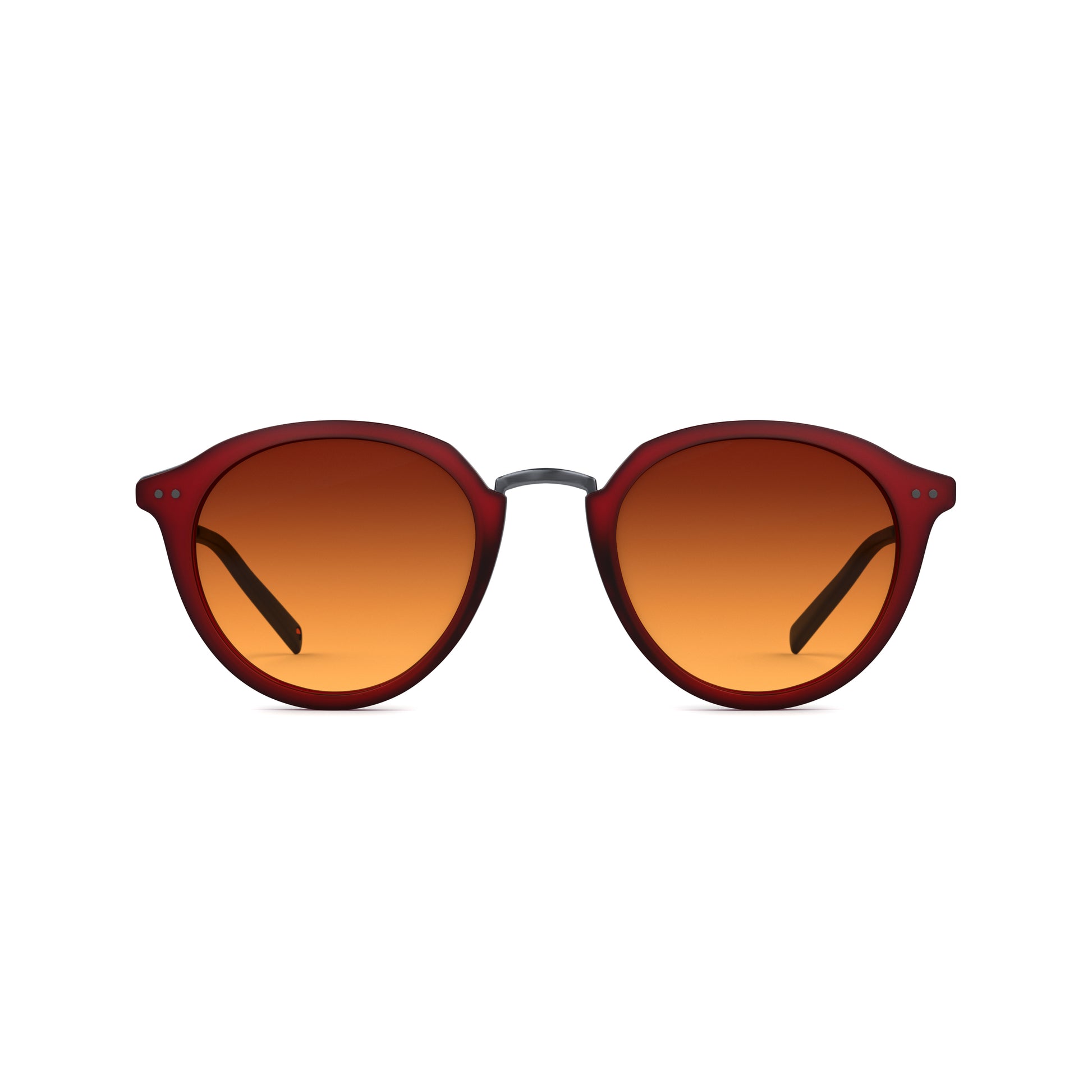 Tens Lane Original / Matte Maroon Gunmetal Sunglasses 1
