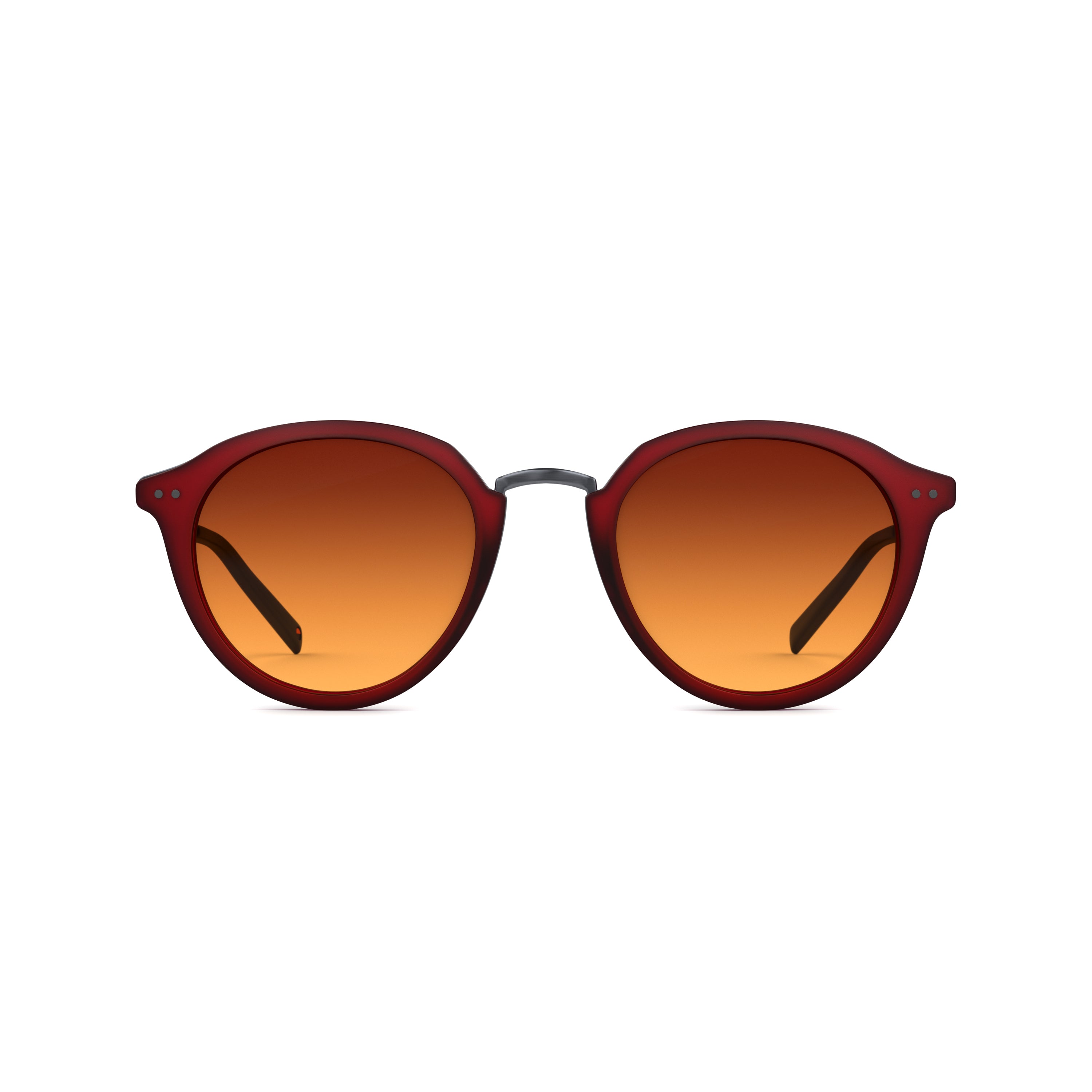 Tens Lane Original / Matte Maroon Gunmetal Sunglasses 1