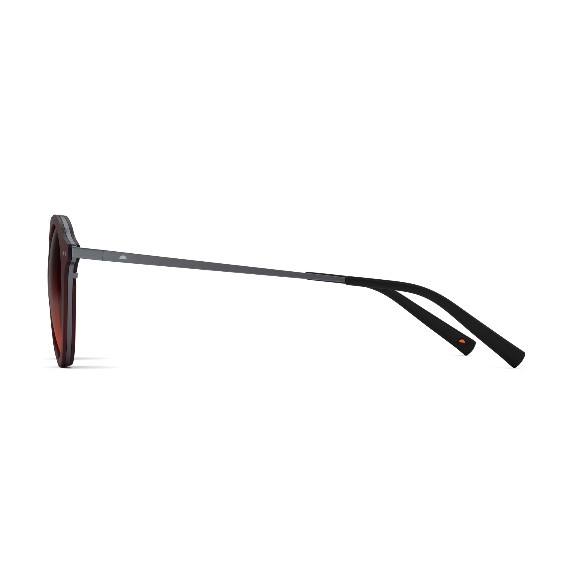 Tens Lane Original / Matte Maroon Gunmetal Sunglasses 3
