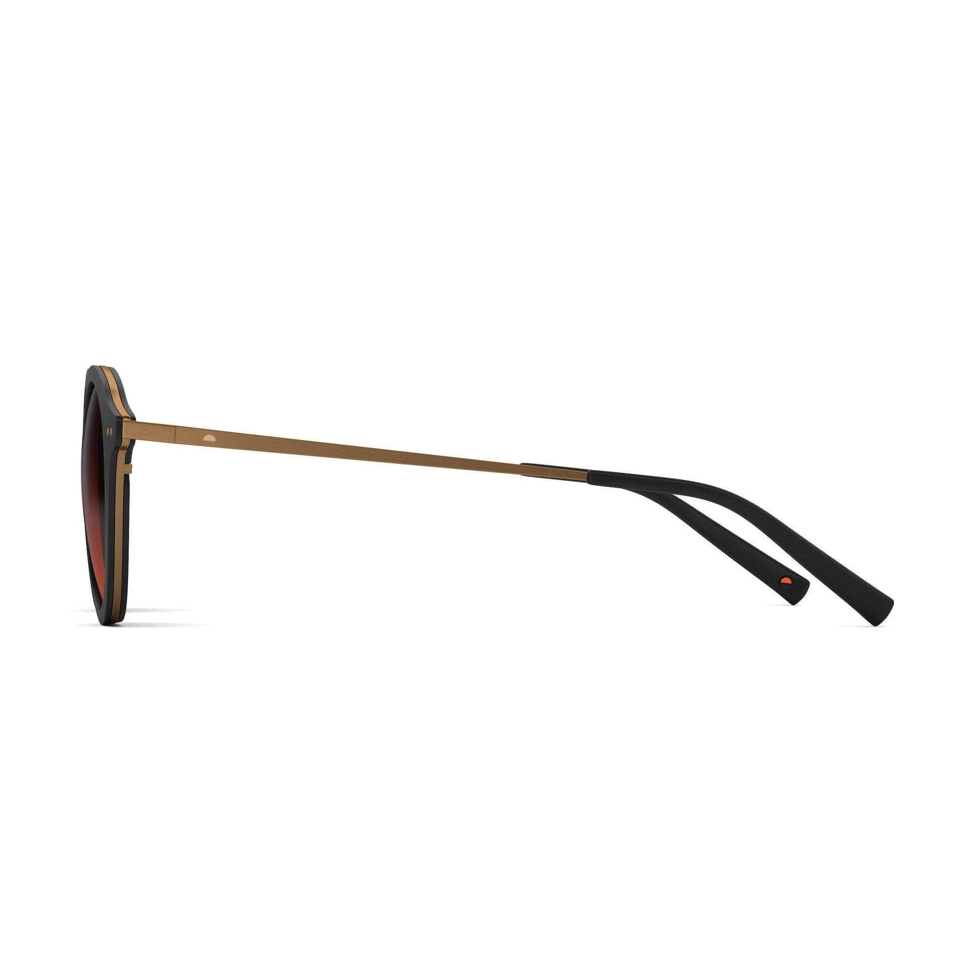 Tens Lane Original / Matte Black Gold Sunglasses 3