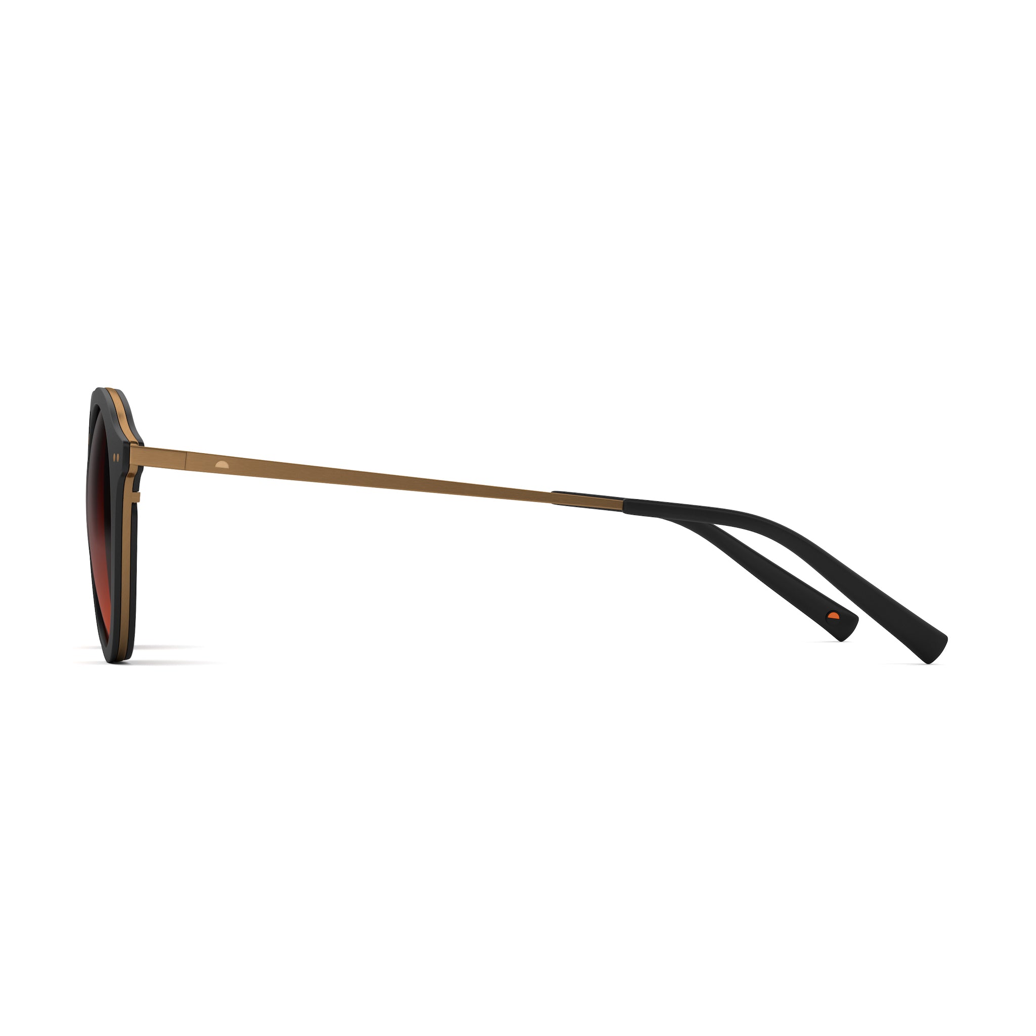 Tens Lane Original / Matte Black Gold Sunglasses 3