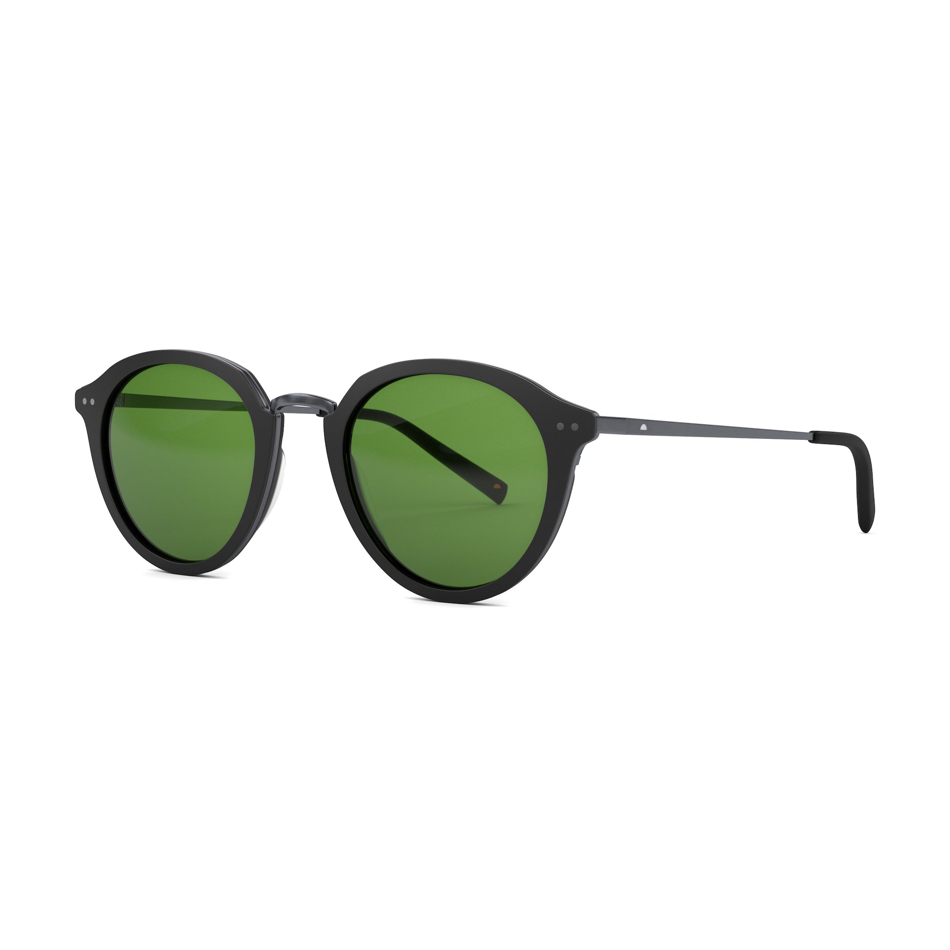 Tens Lane Evergreen / Matte Black Gunmetal Sunglasses 4
