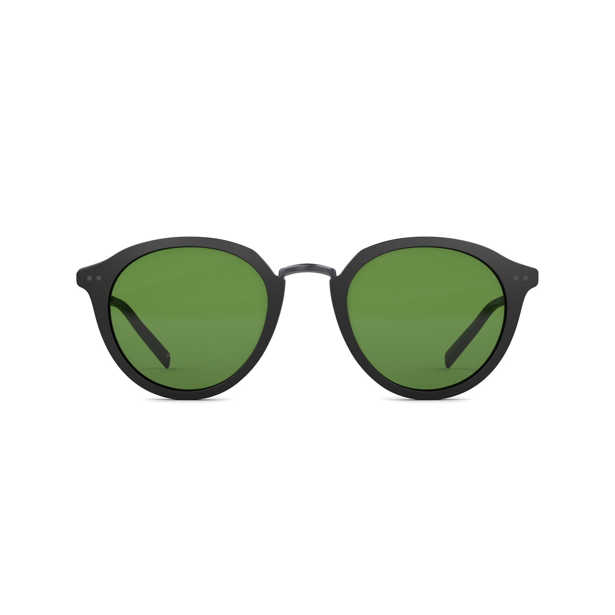 Tens Lane Evergreen / Matte Black Gunmetal Sunglasses 1
