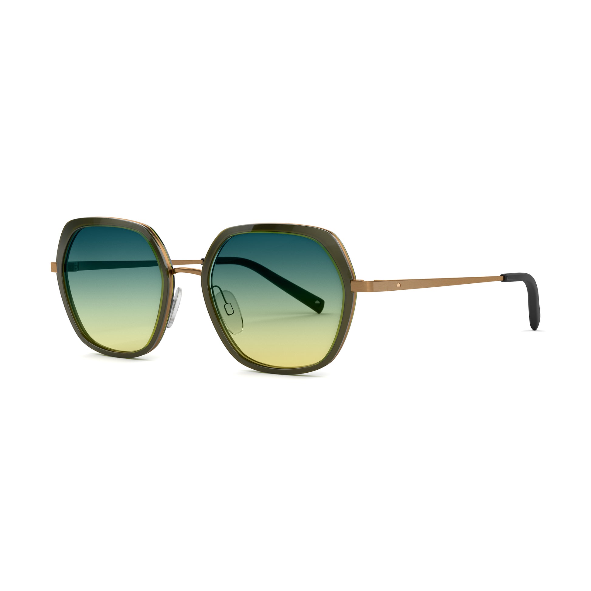 Tens Petra Tropic High / Fern Gold Sunglasses 2