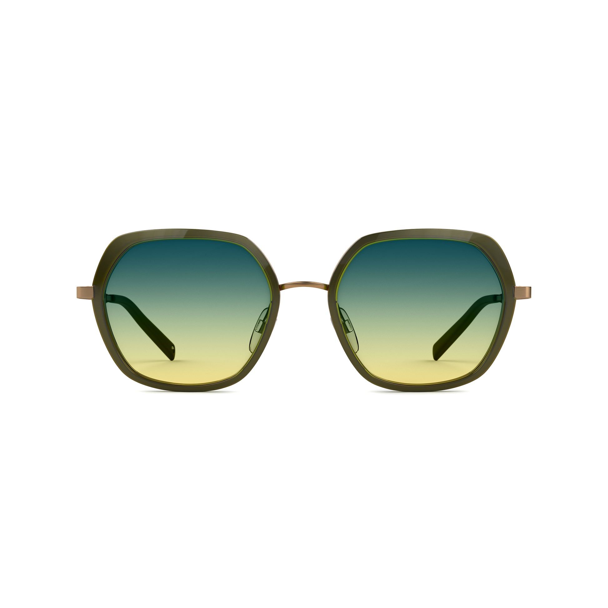 Tens Petra Tropic High / Fern Gold Sunglasses 1