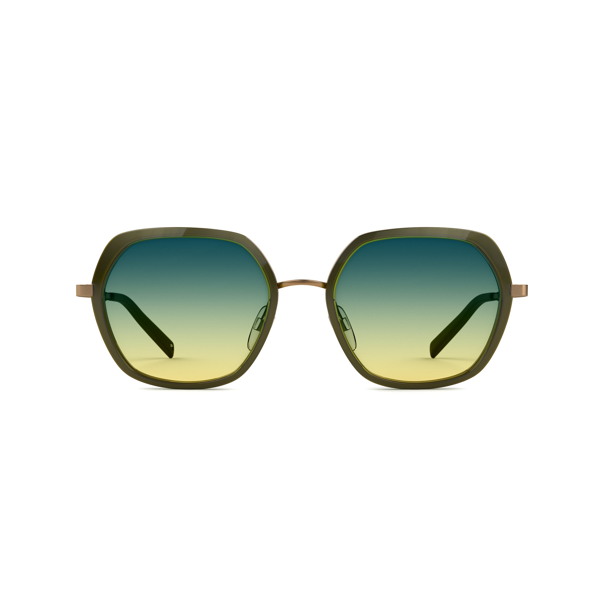 Tens Petra Tropic High / Fern Gold Sunglasses 1