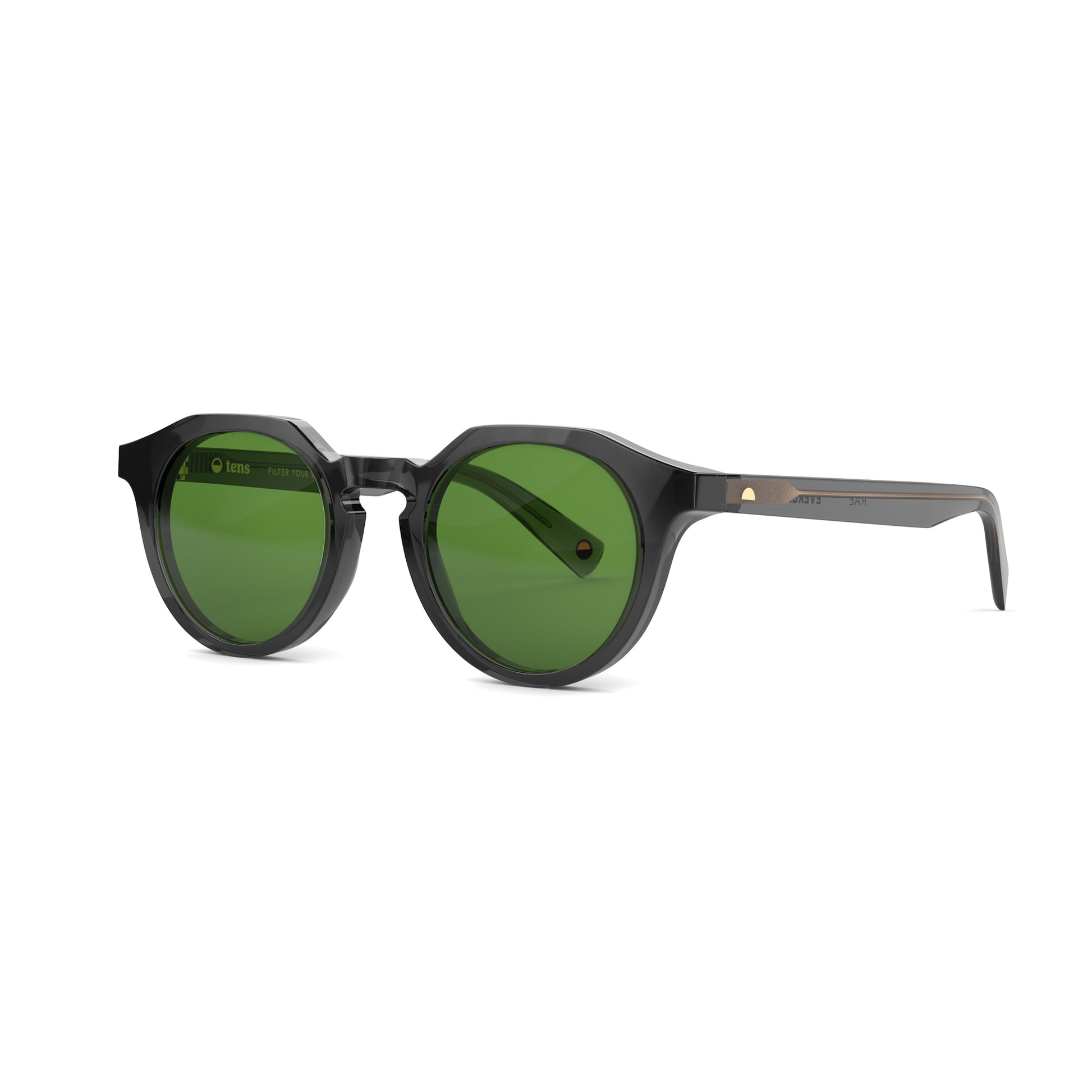 Tens Rae Evergreen / Charcoal Sunglasses 4
