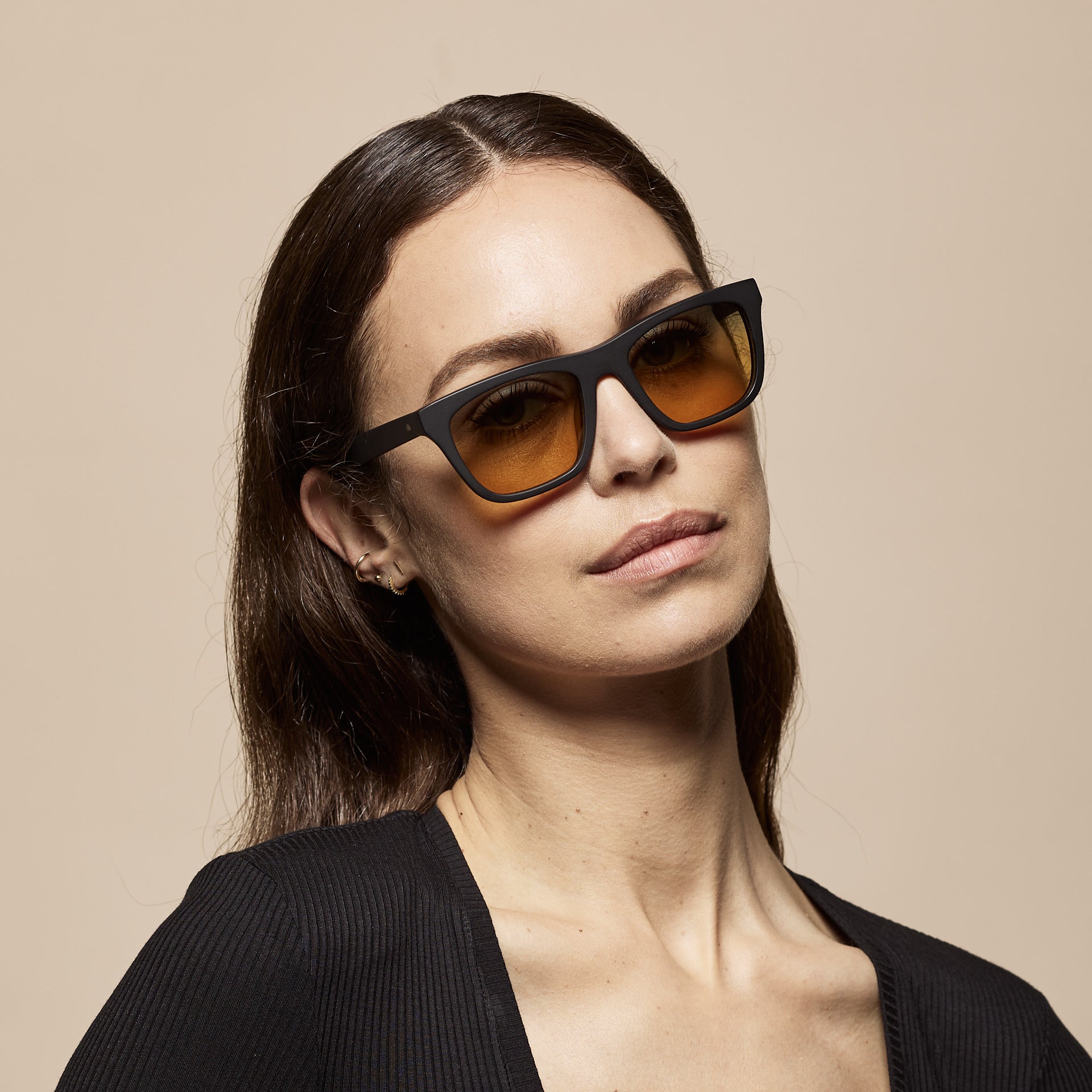 Tens Flint Tropic High / Matte Black Sunglasses 5