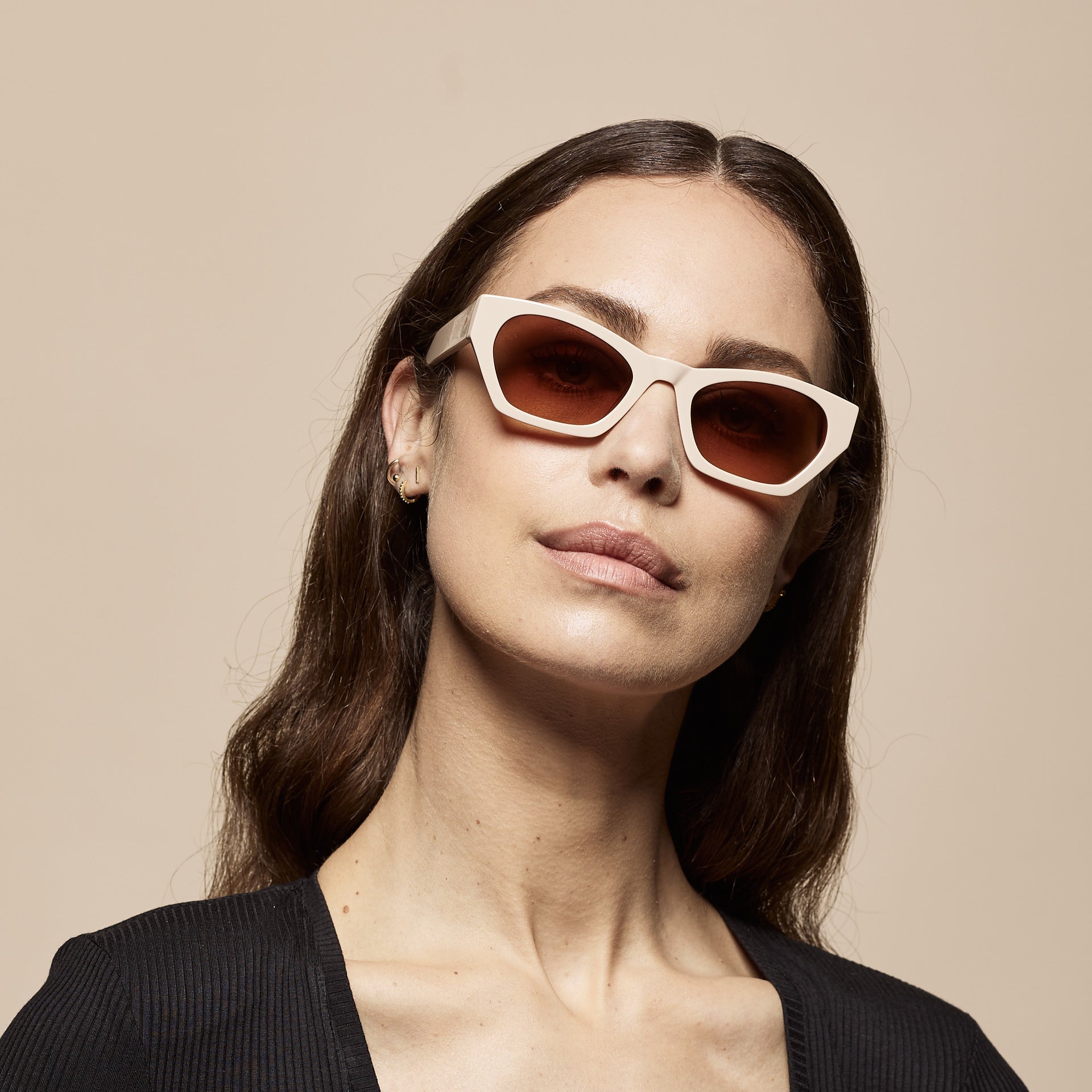 Tens Frankie Original / Polished Ivory Sunglasses 4