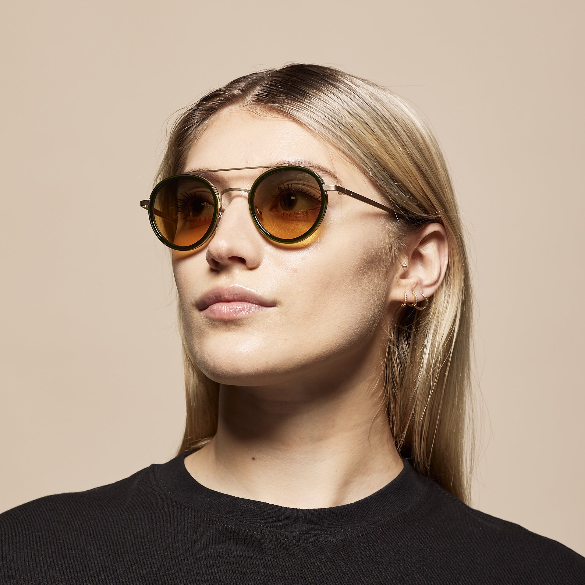 Tens Hoxton Tropic High / Fern Gold Sunglasses 5