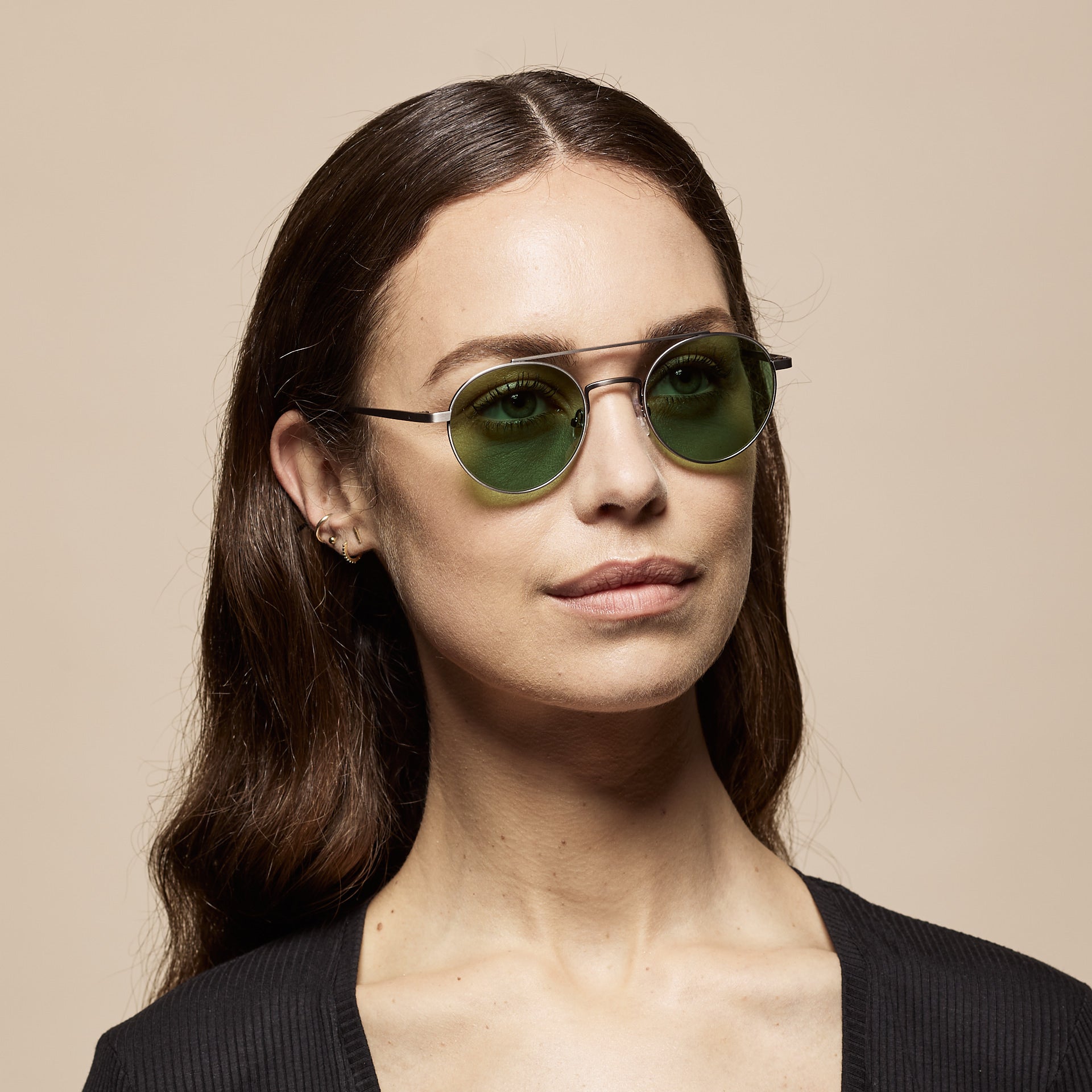 Tens Keaton Evergreen / Dark Gunmetal Sunglasses 3