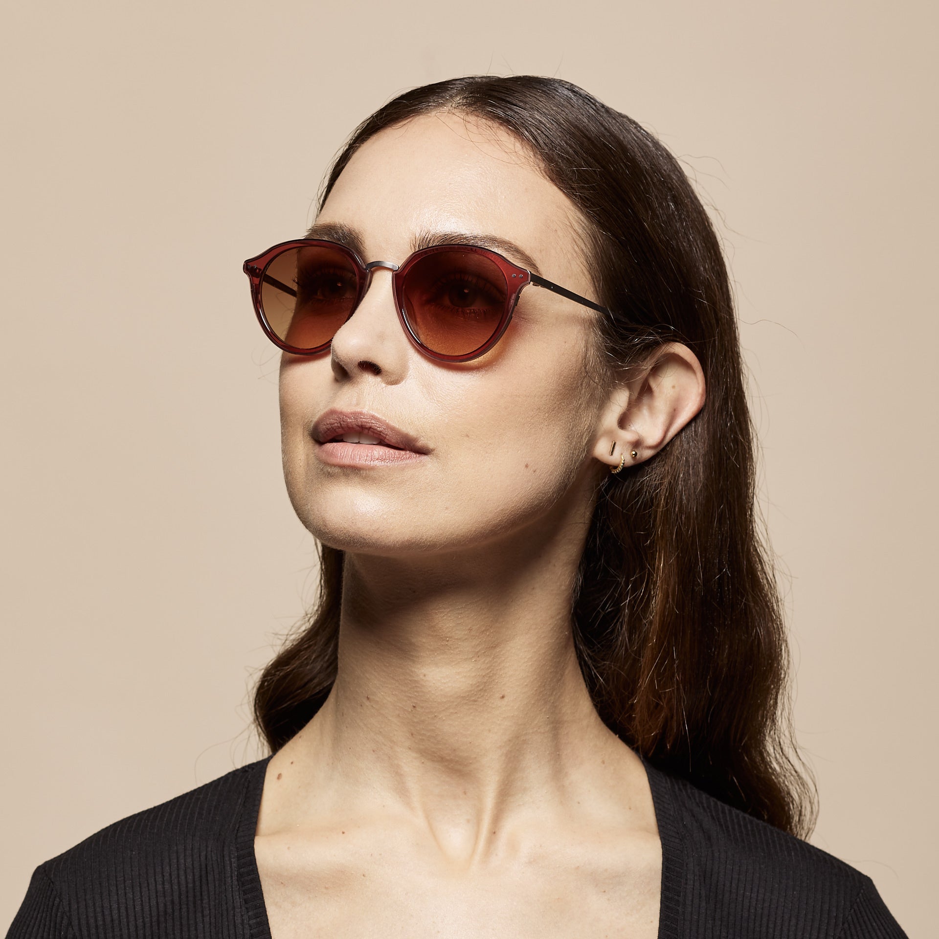 Tens Lane Original / Ruby Crystal Gunmetal Sunglasses 4