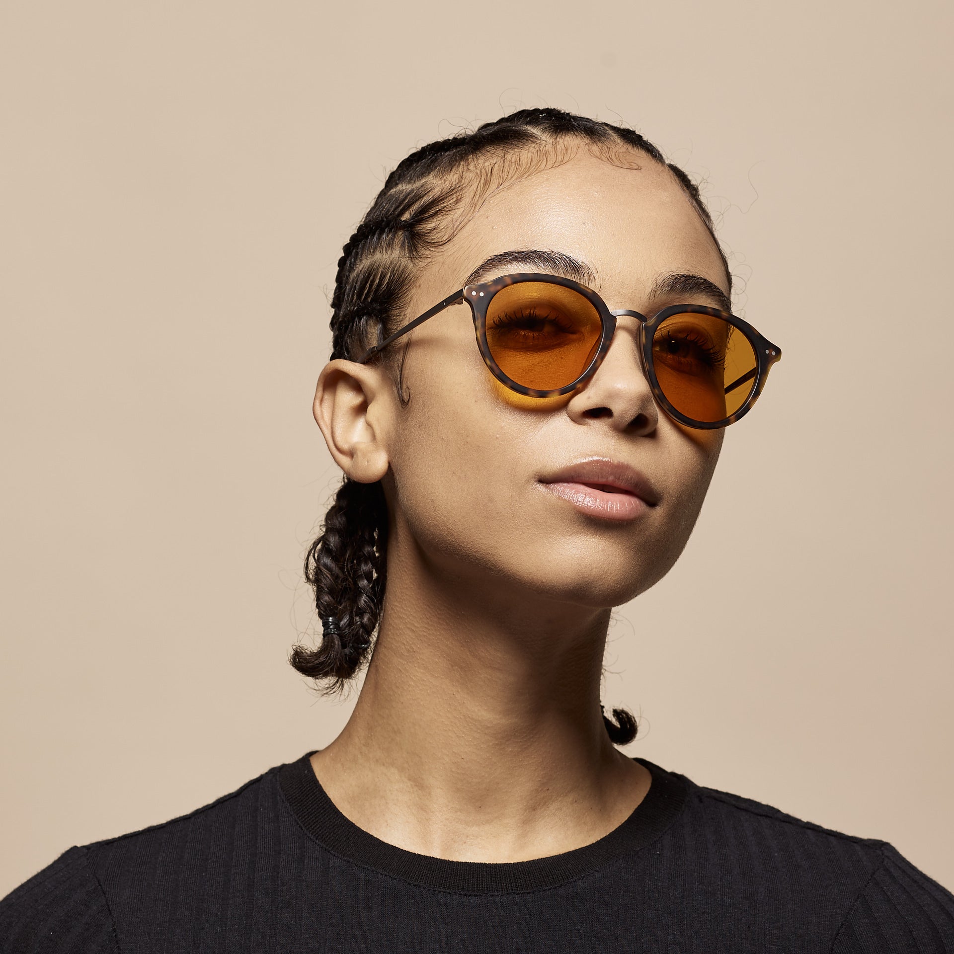 Tens Lane Spectachrome / Matte Dark Tort Gunmetal Sunglasses 4