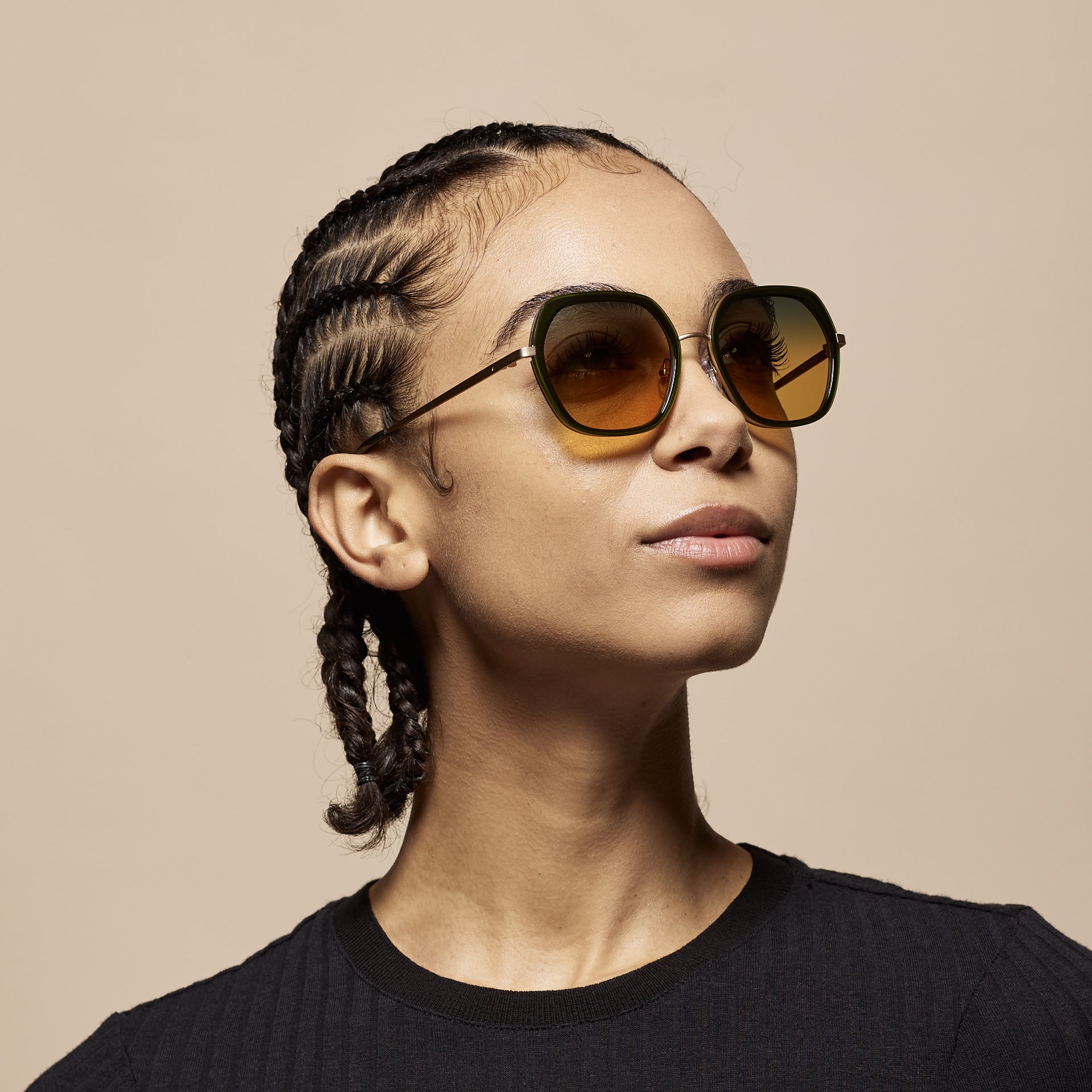 Tens Petra Tropic High / Fern Gold Sunglasses 4