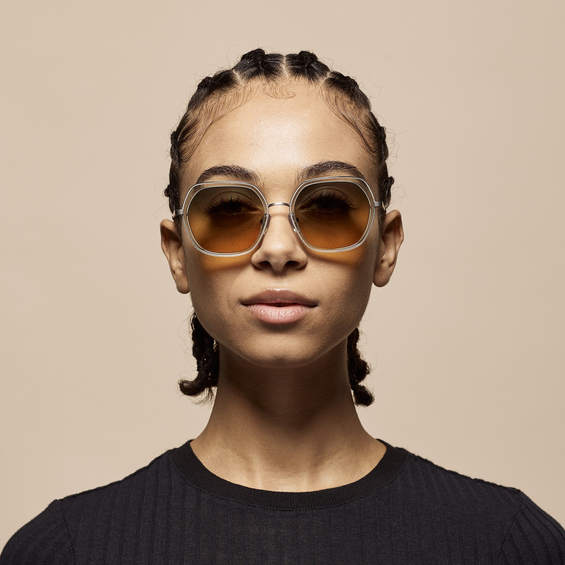 Tens Petra Tropic High / Mint Crystal Gunmetal Sunglasses 4