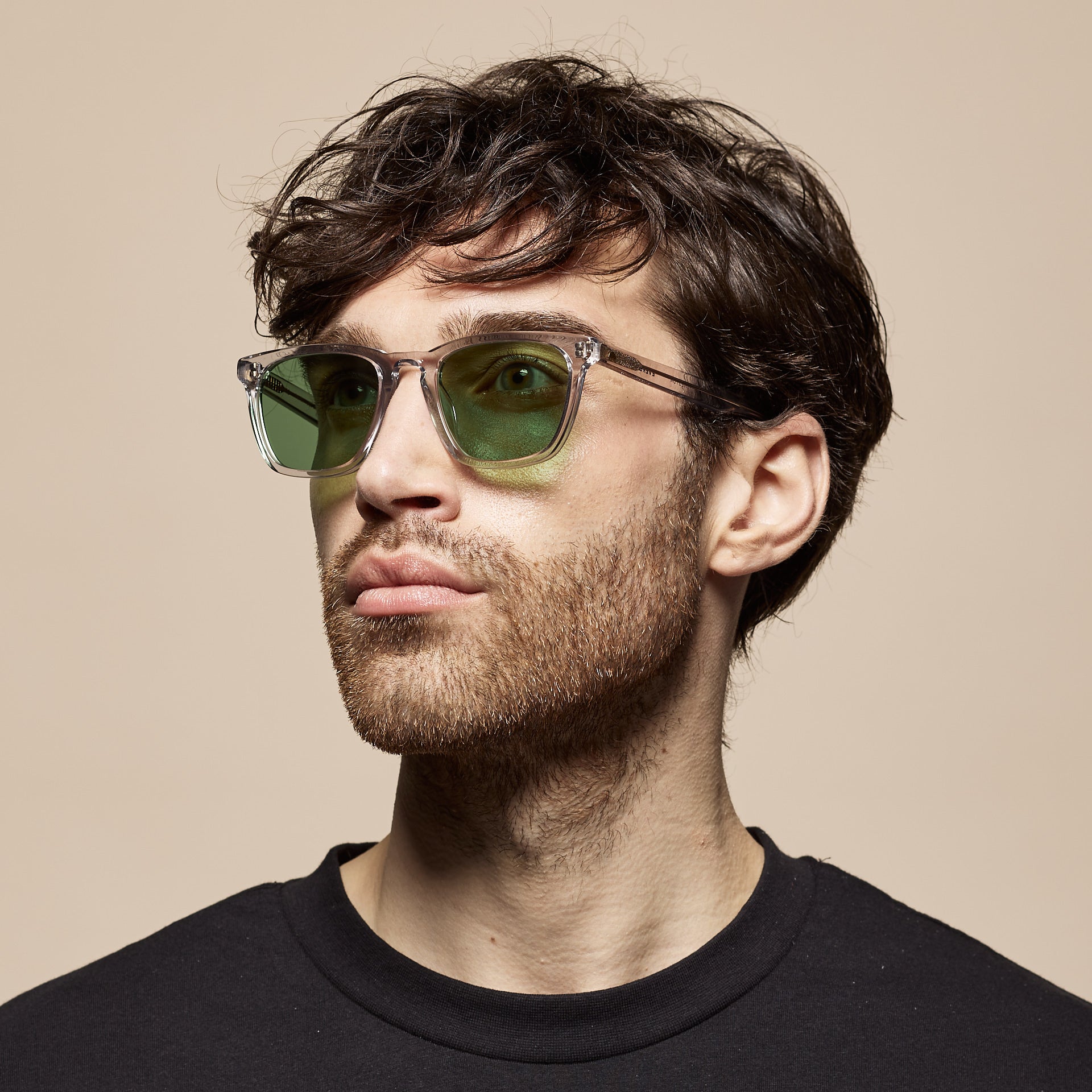 Tens Weston Evergreen / Grey Crystal Sunglasses 2