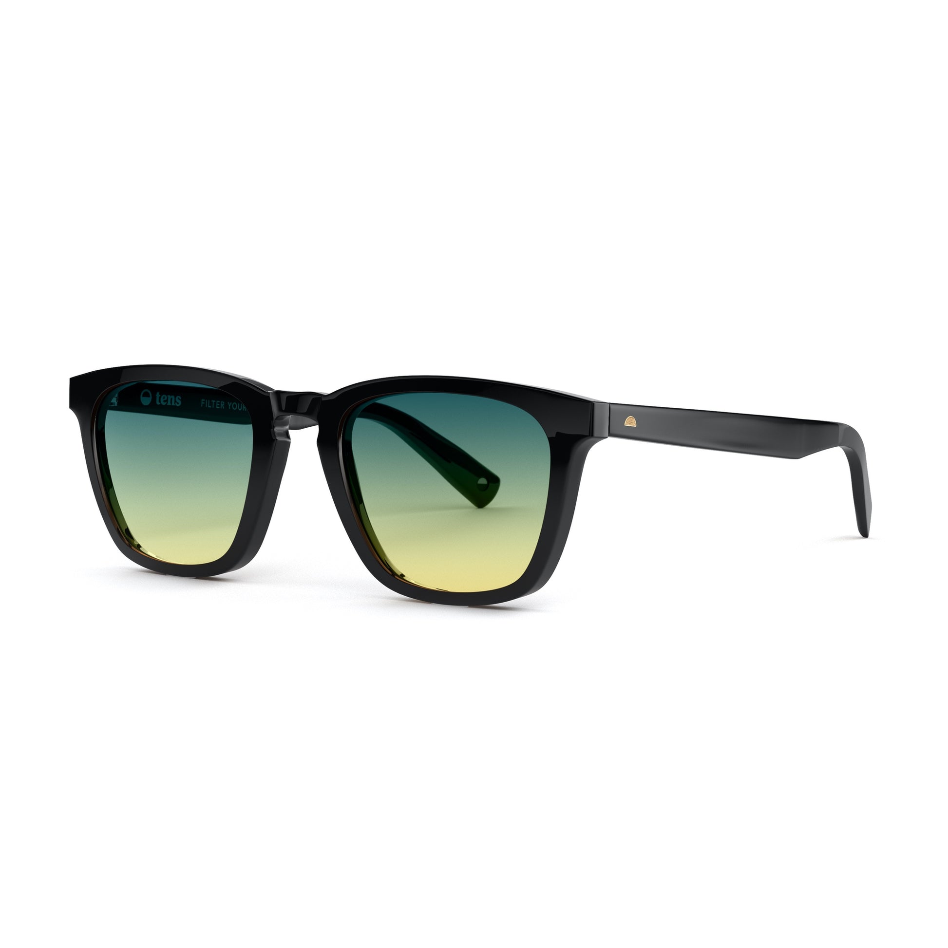 Tens Weston Tropic High / Polished Black Sunglasses 2